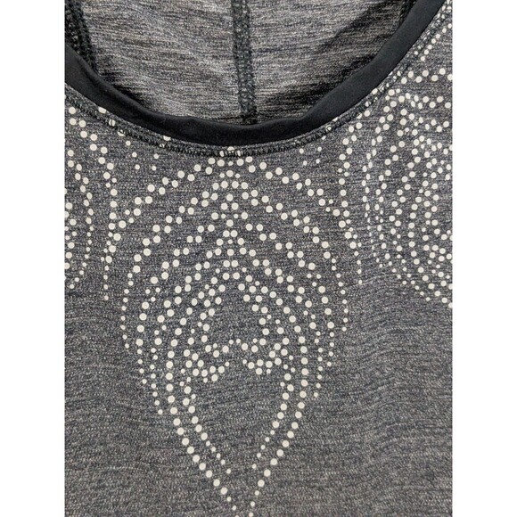 Lululemon Shirt Womens 12 Gray Active Pullover Stretch Tee Running Gym Athletic - Picture 3 of 7